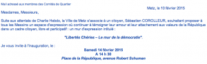 La Ville de Metz s'associe à "un citoyen". Des présentations ? 