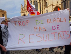 Manifestation des agents de la ville de Metz, le 16 juin 2015