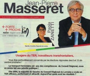Un sondage auprès des usagers sur la ponctualité des TER Lorraine, chiche M. Masseret ?