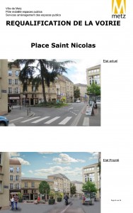 Requalification de la Place Saint Nicolas à Metz